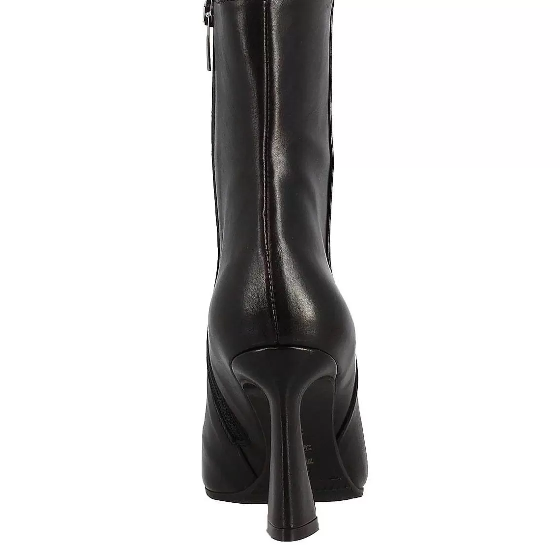 Leonardo Ankle Boot In Black Tiffany Leather Cheap