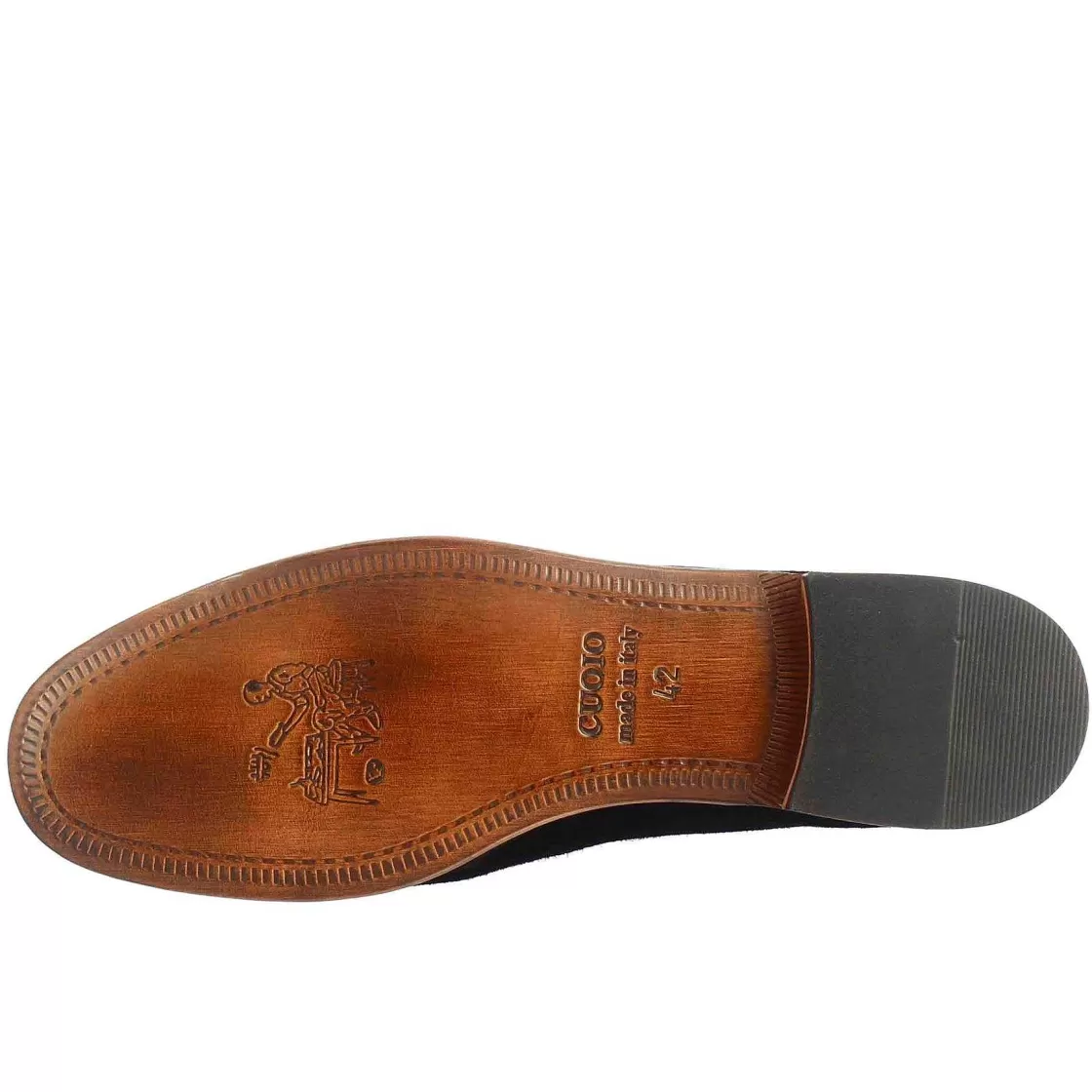 Leonardo Black Suede Men'S Pocket Style Loafer Flash Sale