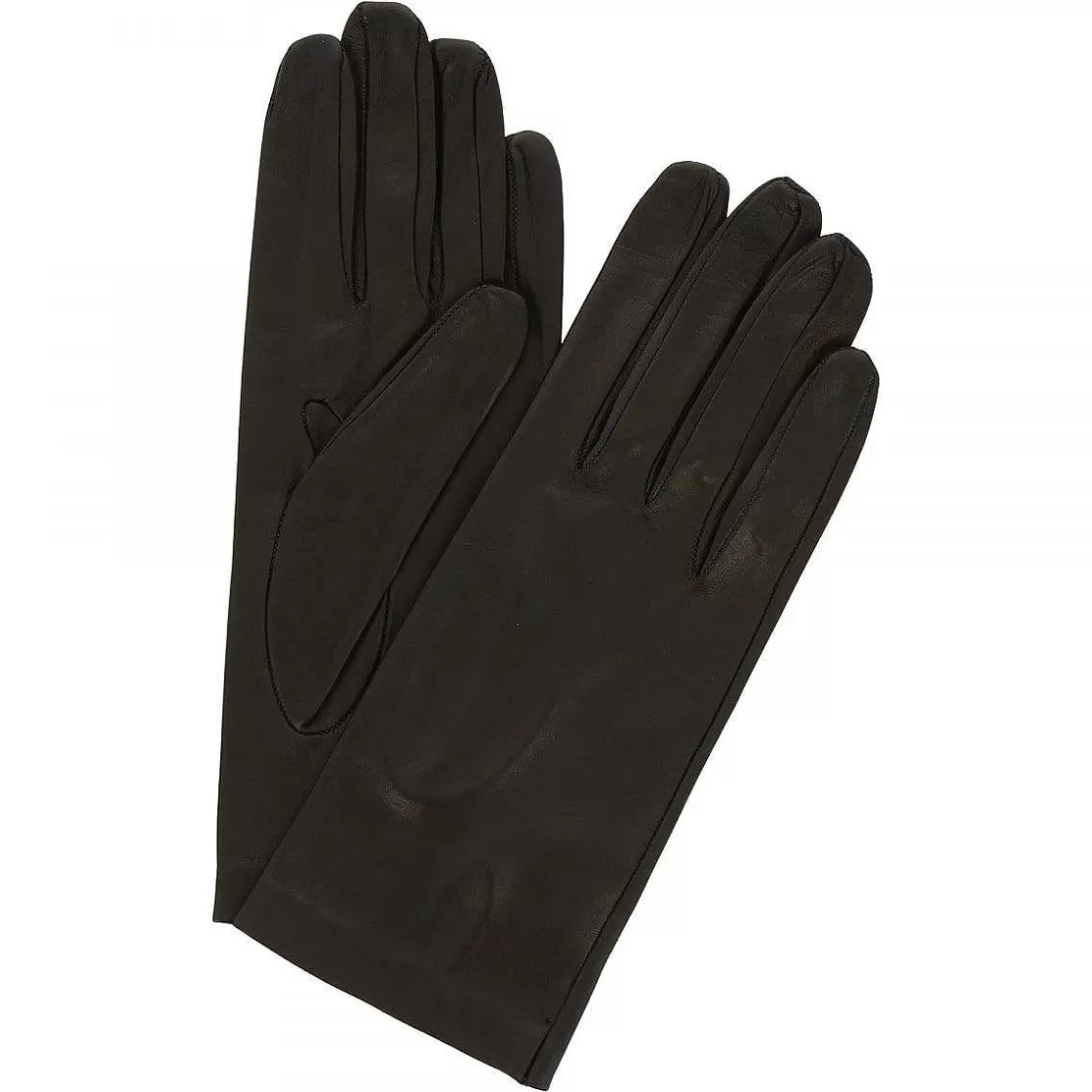 Leonardo Classic Women'S Gloves Handmade In Black Nappa Leather Online