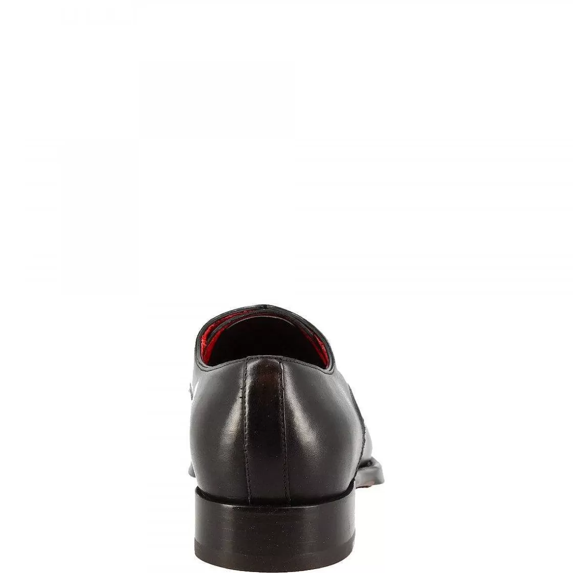Leonardo Elegant Handmade Men'S Brogues Shoes In Black Leather Sale