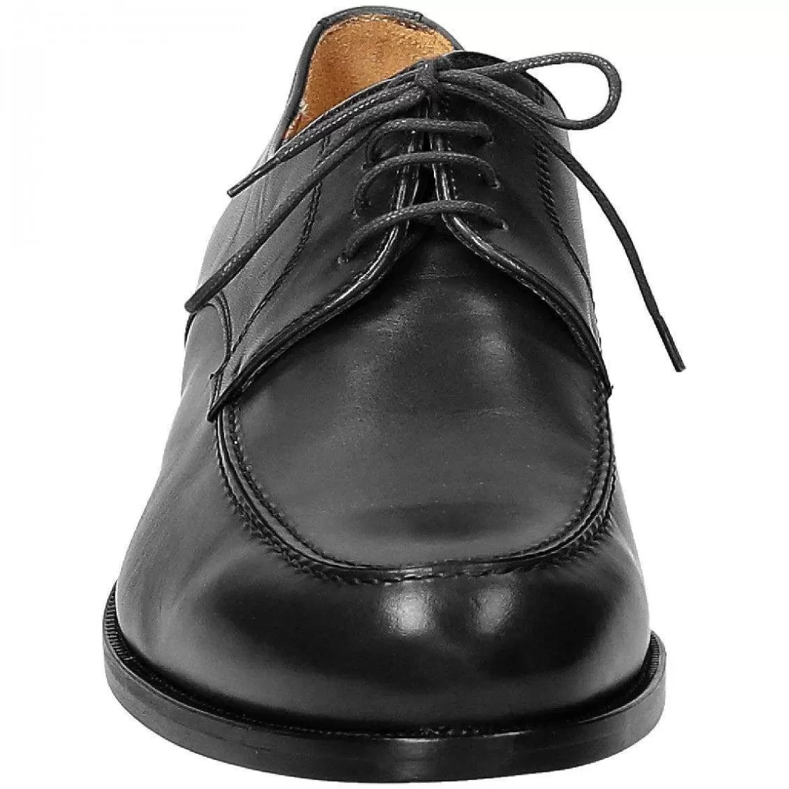 Leonardo Elegant Men'S Shoes In Black Leather Handmade Hot