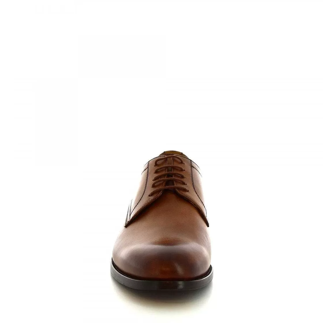 Leonardo Handmade Men'S Oxford Shoes In Tan Calf Leather Discount