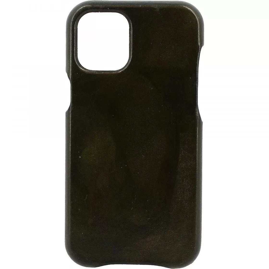 Leonardo Iphone Cover In Hand-Buffered Military Green Leather Cheap