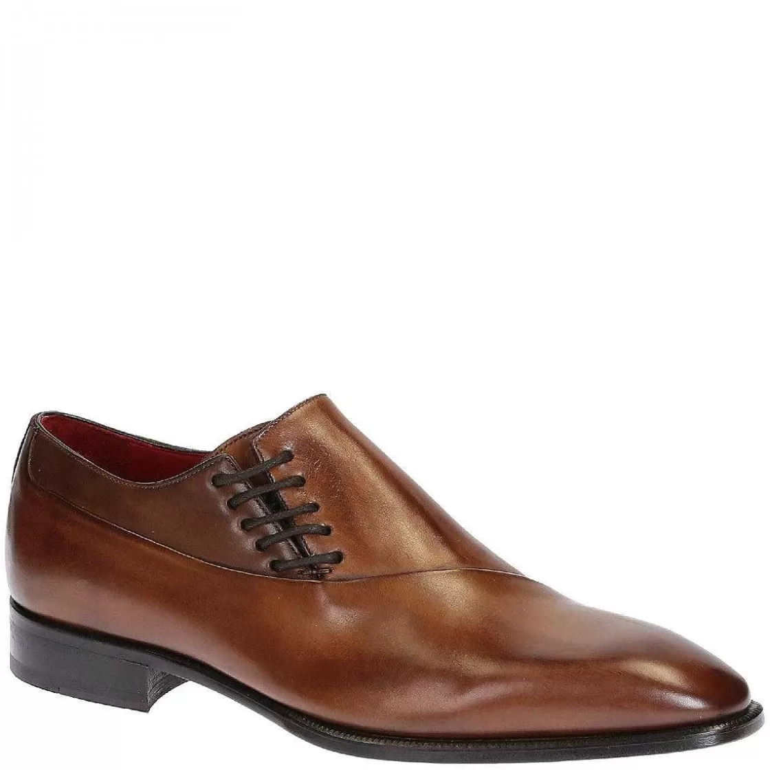 Leonardo Light Brown Leather Dress Shoes For Men Best