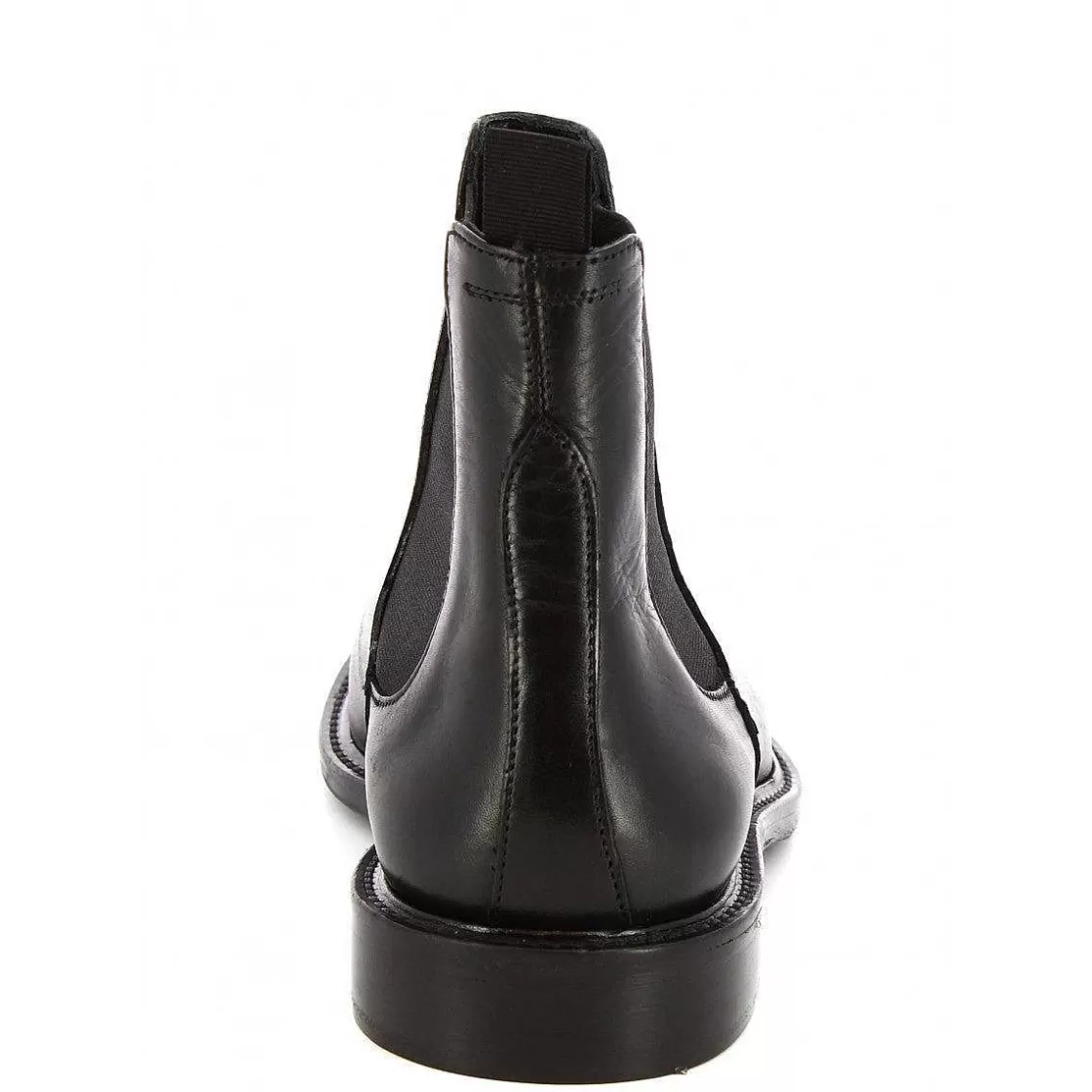 Leonardo Men'S Handmade Elegant Ankle Boots In Black Calf Leather. Online