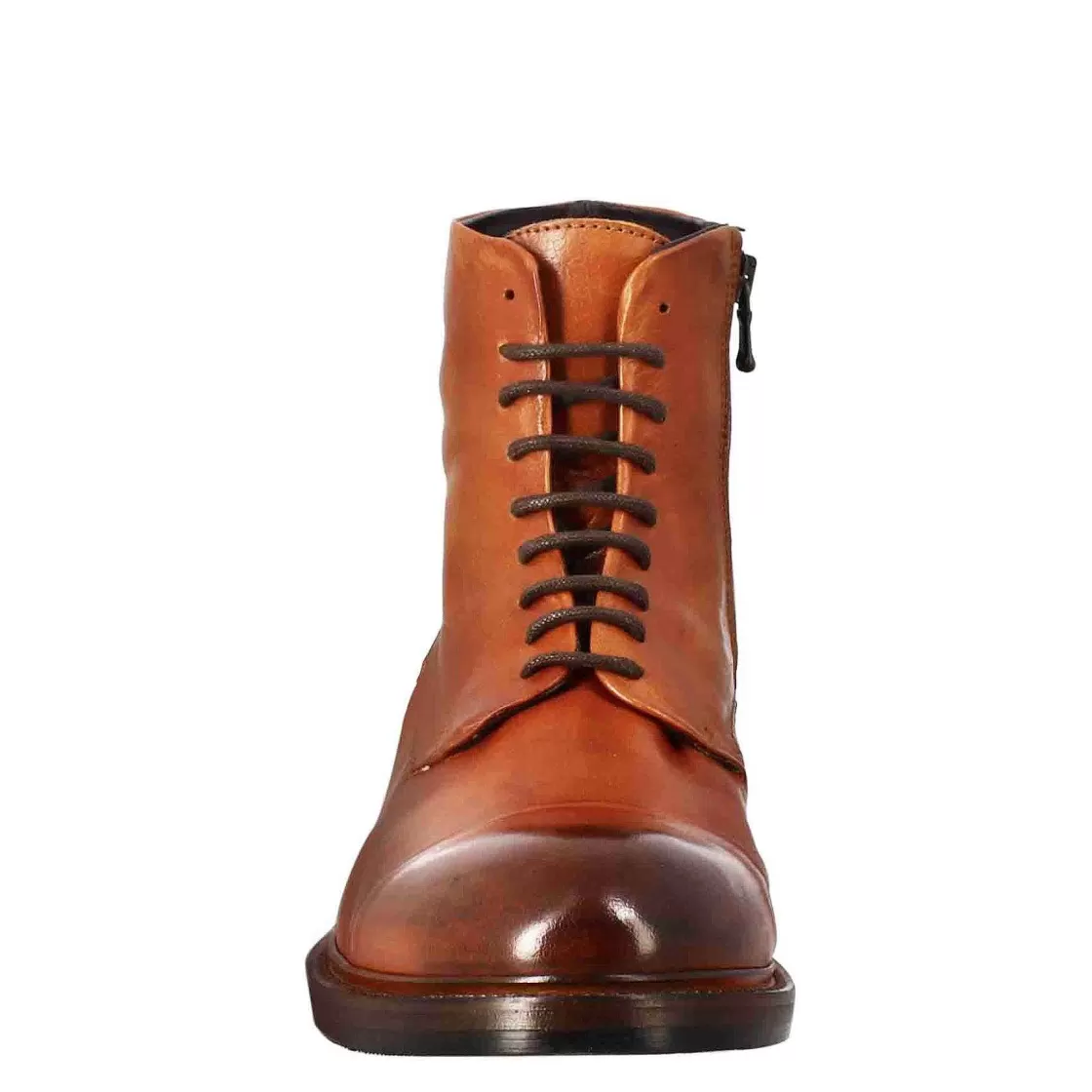 Leonardo Men'S High Diver Amphibian Boot In Tan-Coloured Washed Leather Sale