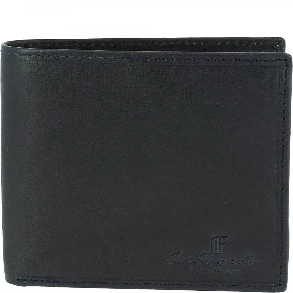 Leonardo Men'S Wallet Sauvage Leather Banknote Compartments Card Holder Clearance