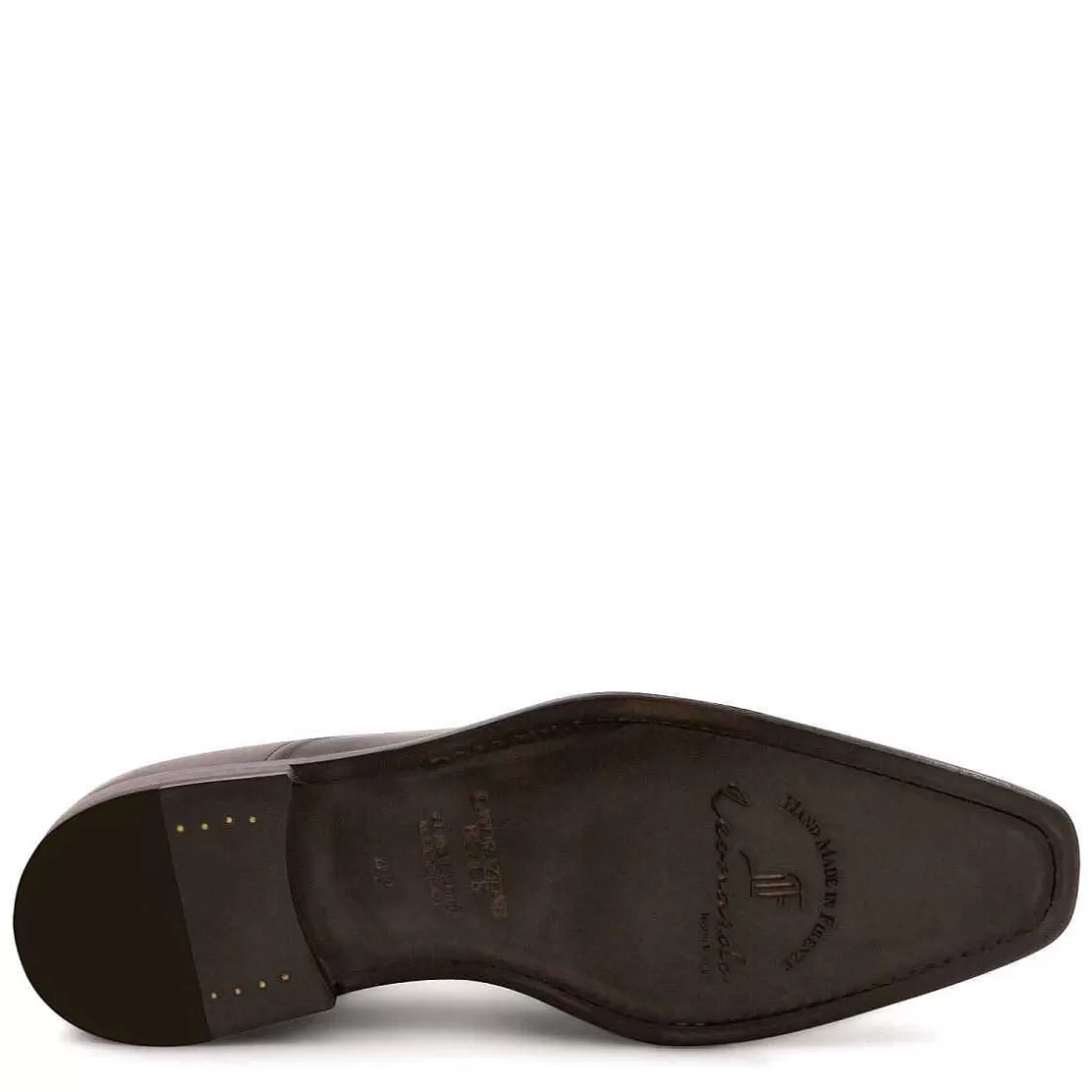 Leonardo Tassel Loafers For Men In Gray Leather Outlet