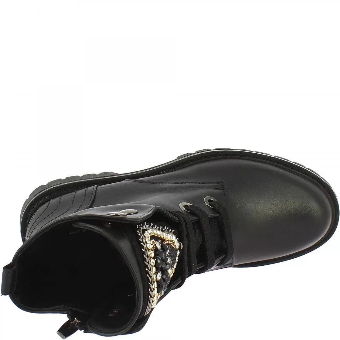 Leonardo Women'S Handmade Lace-Up Ankle Boots In Black Leather Best Sale