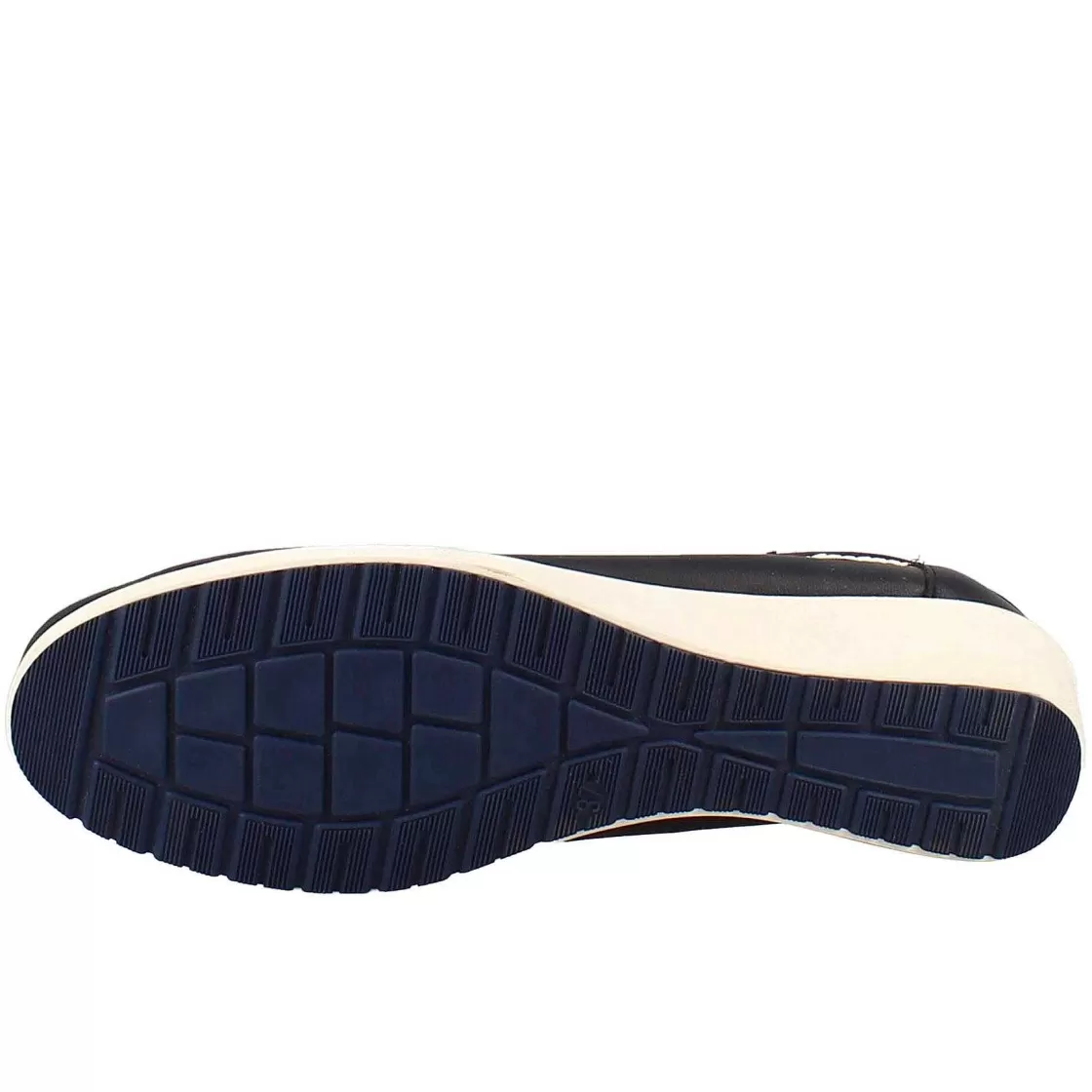 Leonardo Women'S Handmade Wedge Loafers In Blue Leather Best