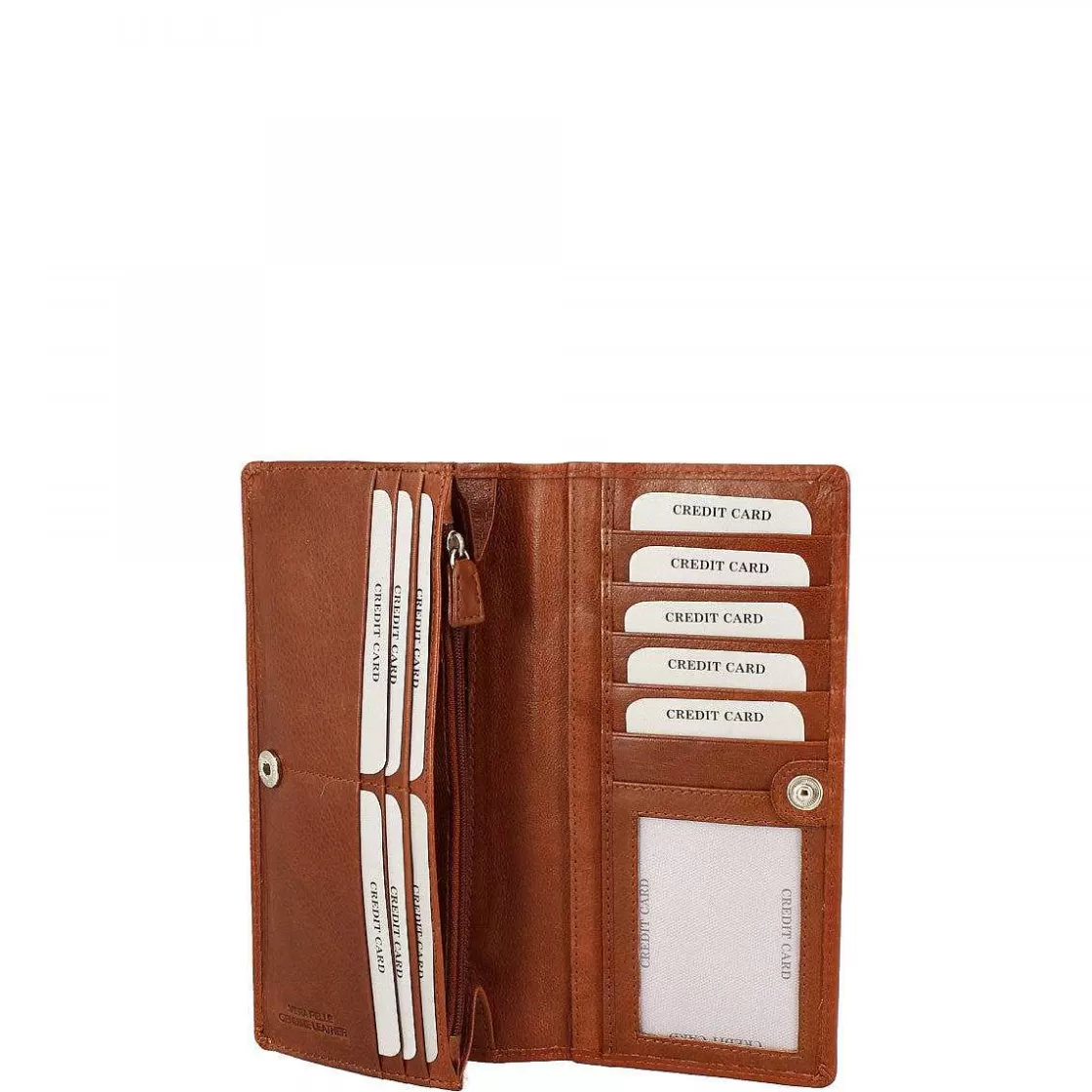 Leonardo Women'S Wallet Made Of Nappa Leather For Banknotes And Credit Cards In Various Colors Store